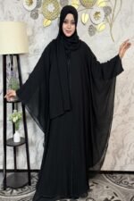 V2+ abayas offer a beautiful, flowing silhouette with elegant movement