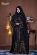Black Stone Work Borka - Cultural Dress Black Beauty Koti Borka Set